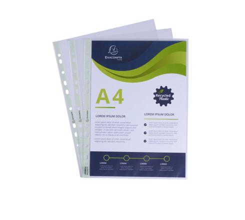 Exacompta Clear Folder 10 Per Pack 240mm
