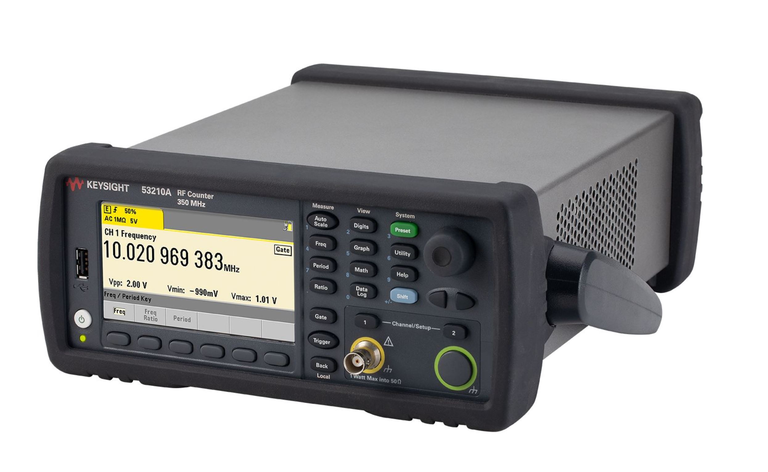 53210a-53210a-010 Keysight Technologies 53210A Frequency Counter, 0 Hz Min, 350 MHz Max, 10 digits/s Resolution