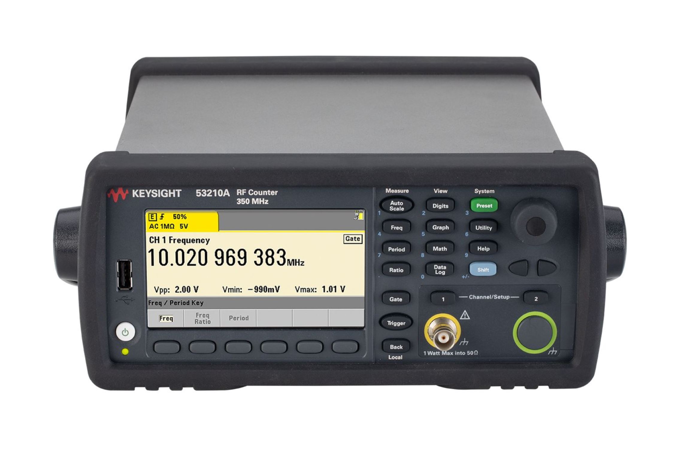 53210a-53210a-010 Keysight Technologies 53210A Frequency Counter, 0 Hz Min, 350 MHz Max, 10 digits/s Resolution
