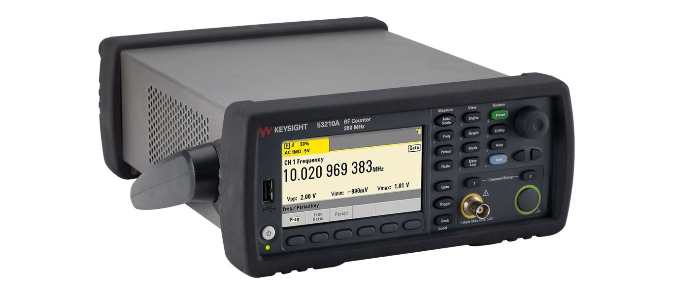 53210a Keysight Technologies 53210A Frequency Counter, 0 Hz Min, 350 MHz Max, 10 Digits Resolution
