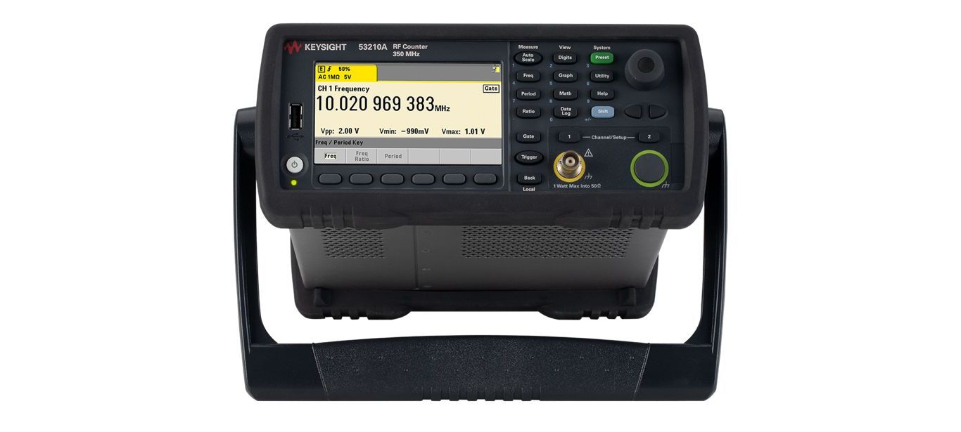 53210a Keysight Technologies 53210A Frequency Counter, 0 Hz Min, 350 MHz Max, 10 Digits Resolution