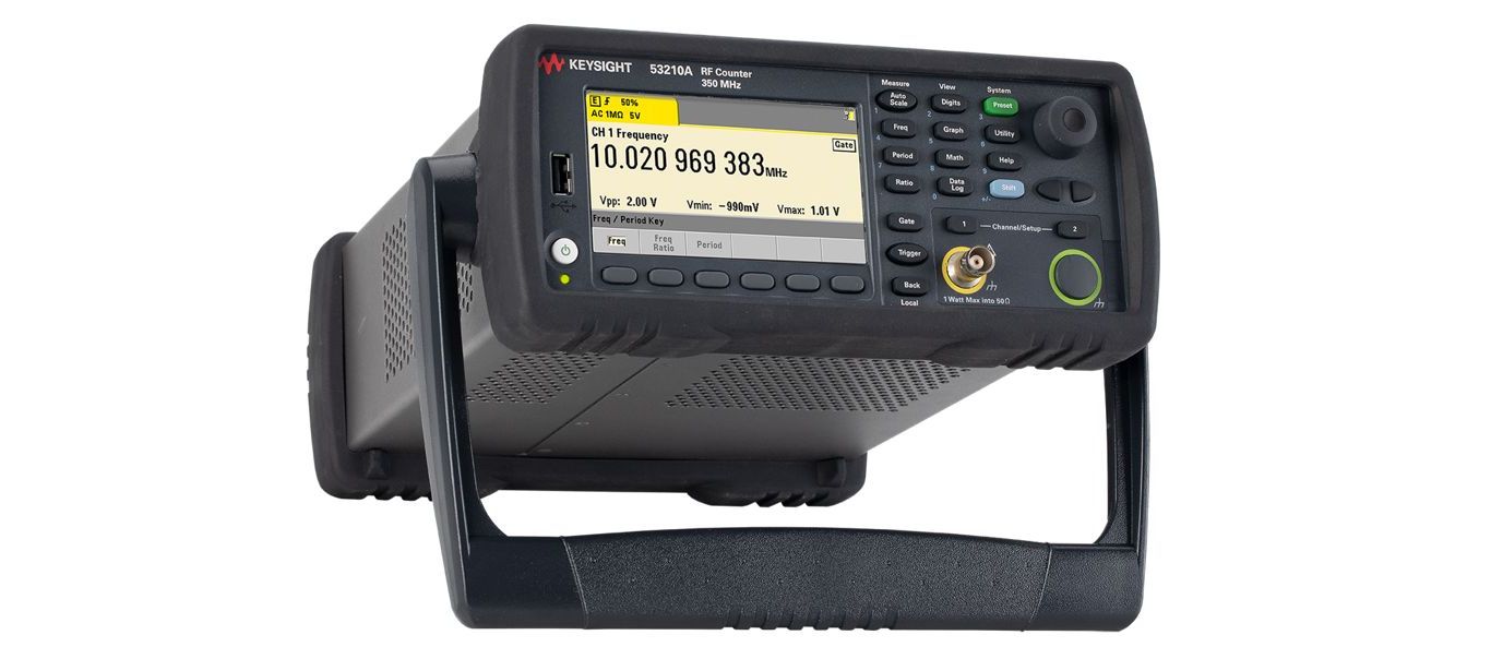 53210a Keysight Technologies 53210A Frequency Counter, 0 Hz Min, 350 MHz Max, 10 Digits Resolution