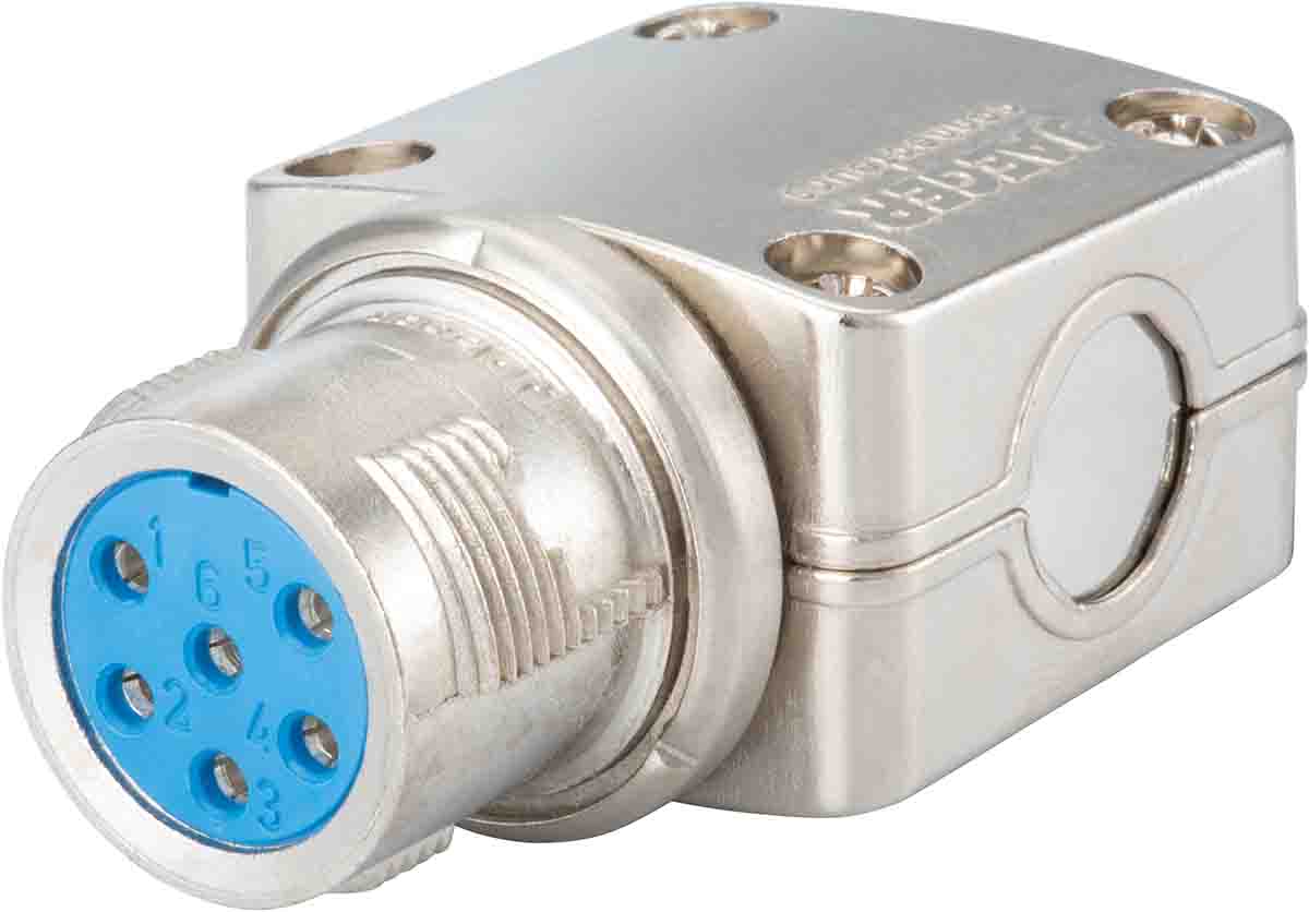 Jaeger Circular Connector, 3 Contacts, Cable, Standard Connector, Male, IP50, IP54