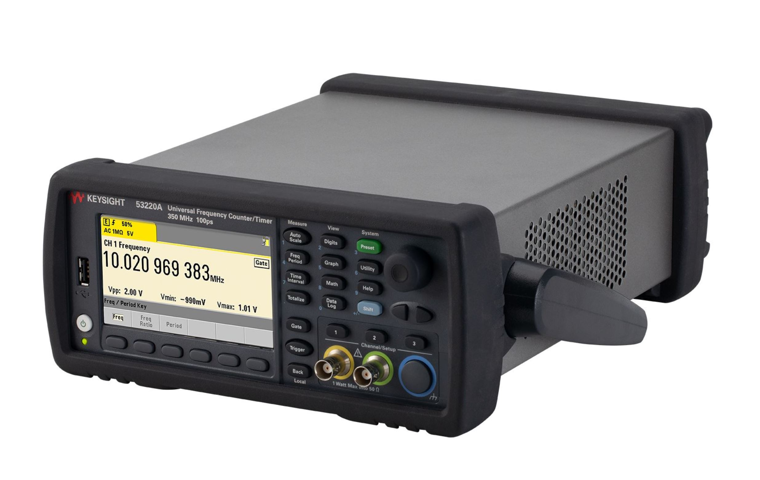 53220a-53220a-010 Keysight Technologies 53220A Frequency Counter, 350 MHz Max, 12 digits/s Resolution