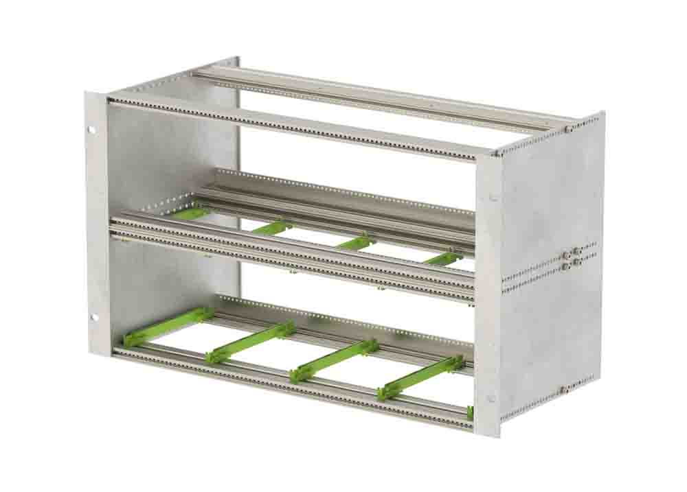 Bopla Interzoll Series 6 U Aluminium Sub Rack, 84 HP, 218 mm Depth