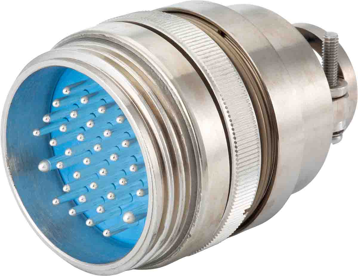 Jaeger Circular Connector, 12 Contacts, Cable, 32.5 mm Connector, Plug, Male, IP65, 5342 Series
