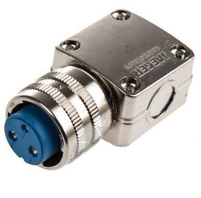 Jaeger Circular Connector, 6 Contacts, Cable, Standard Connector, Male, IP50, IP54