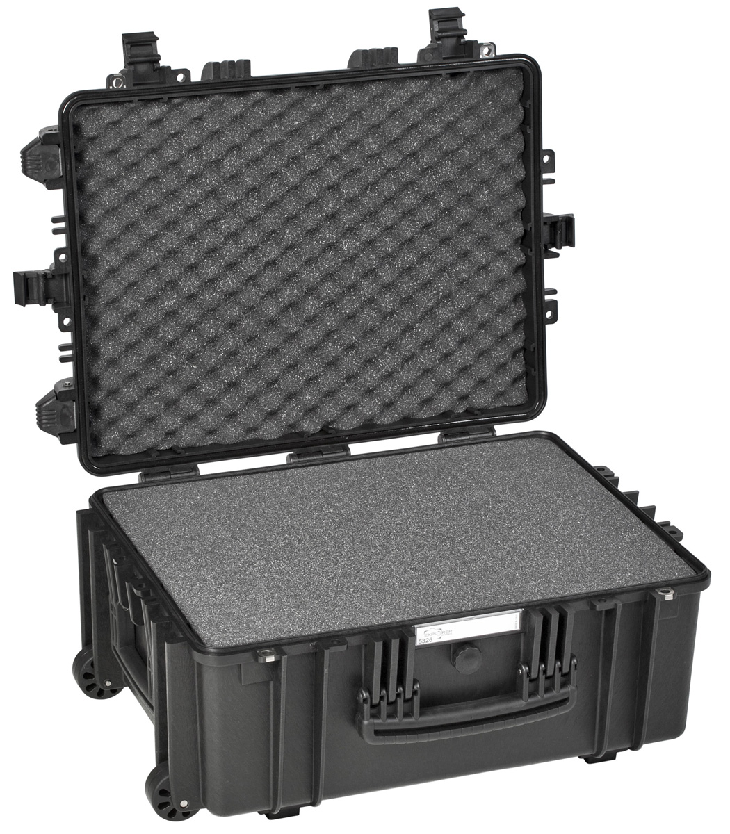 5326b Explorer Cases 5326 Plastic Waterproof Watertight Transit Case Wheeled, 627 mm 292 mm 475 mm