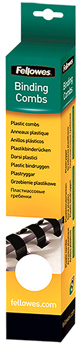 Fellowes White A4 Binding Comb, 10 mm Diameter