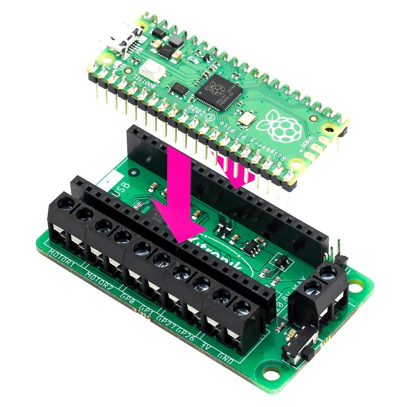 5331 Kitronik Kitronik Motor Driver Board for Raspberry Pi Pico