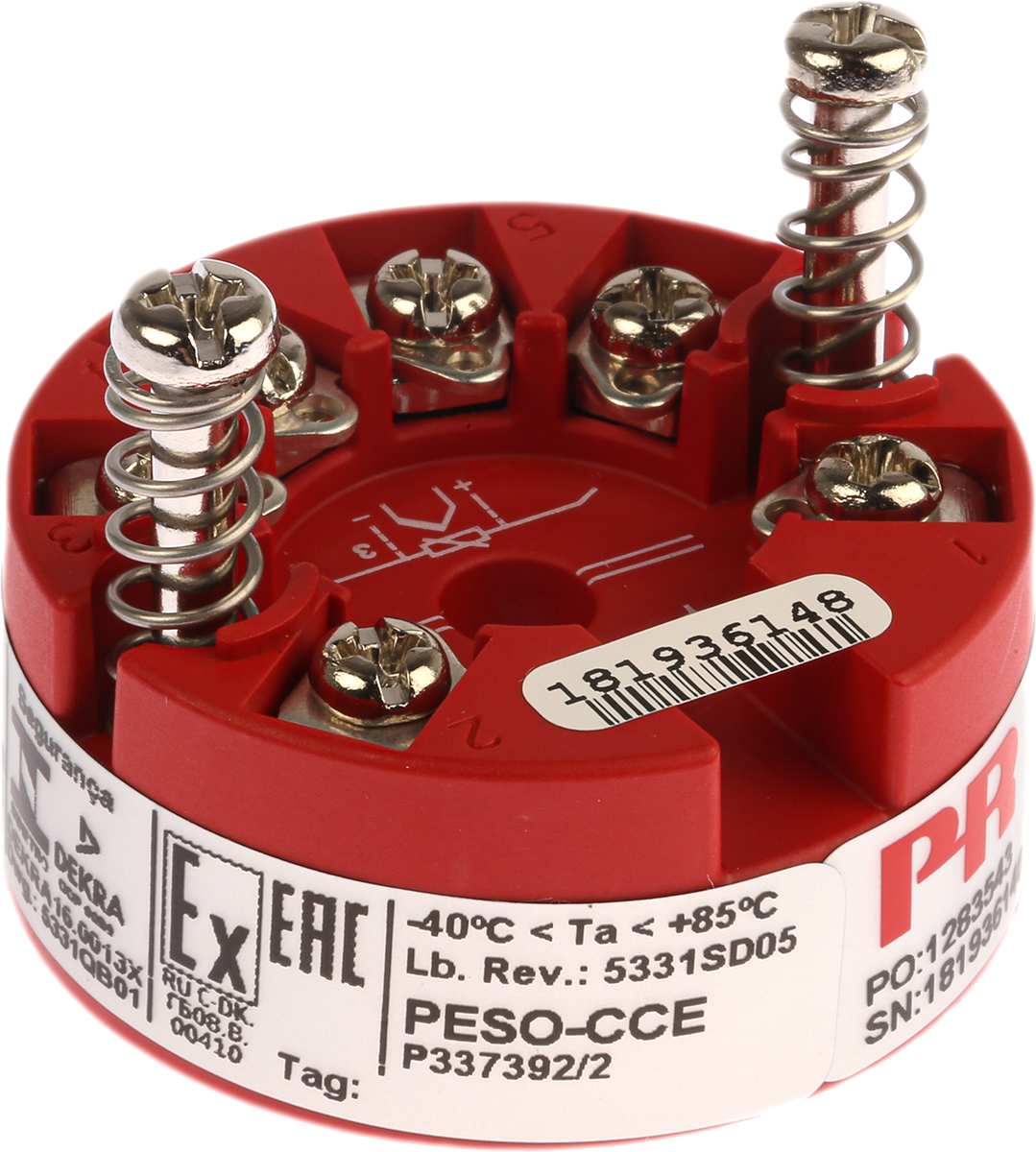 PR Electronics 5300 Temperature Transmitter 30V, 85 °C, -40 °C