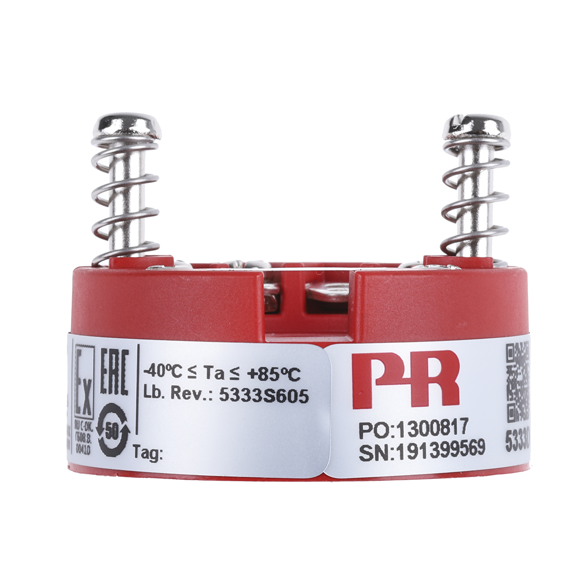 5333d PR Electronics 5333D Temperature Transmitter RTD Input 30V dc, 85 °C, -40 °C