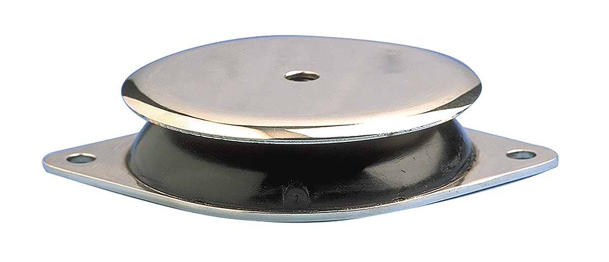 Paulstra Hutchinson PAULSTRA Round M10 Anti-Vibration Mount, Female Buffer Foot with 1250 daN Compression Load