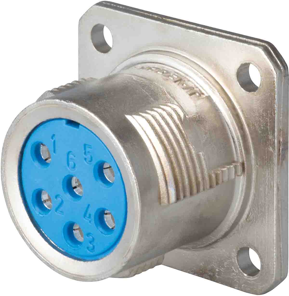 Jaeger Circular Connector, 4 Contacts, Panel Mount, Standard Connector, Male, IP50, IP54