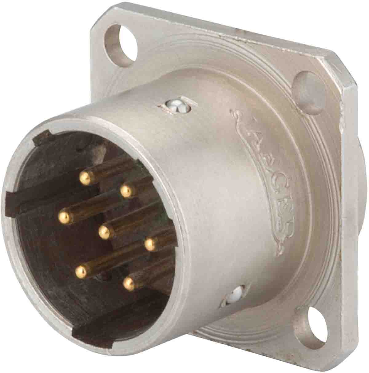 Jaeger Circular Connector, 4 Contacts, Miniature Connector, Female, 5338 Series