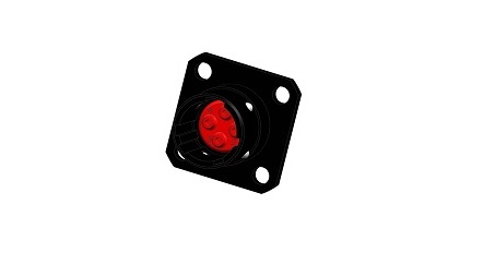Jaeger Circular Connector, 4 Contacts, Panel Mount, Plug, Male, IP50, IP54, IP65, Mini Push Pull Series