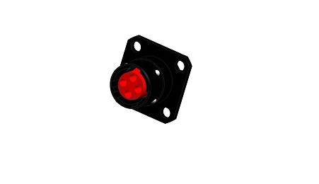 Jaeger Circular Connector, 4 Contacts, Panel Mount, Socket, Female, IP50, IP54, IP65, Mini Push Pull Series