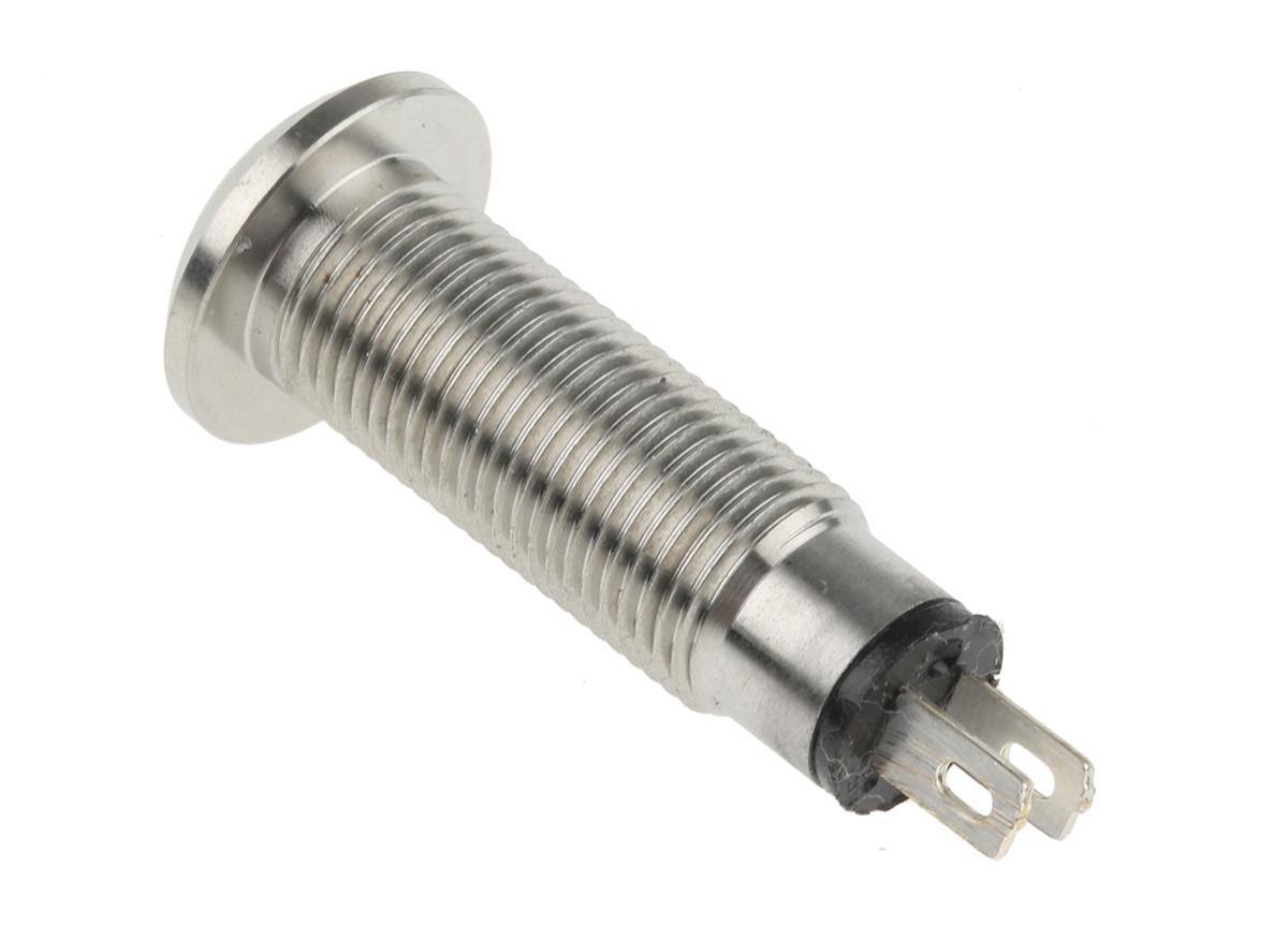 534-532-63 Marl 534 Series Panel Mount LED Indicator, Green Panel Mount Indicator, Solder Tab Termination 28V dc 16 mA, IP67, 8.1