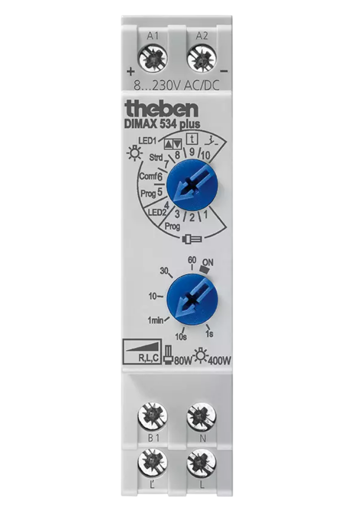 Theben 1 Way 1 Gang Dimmer Switch, 230V, 400 W