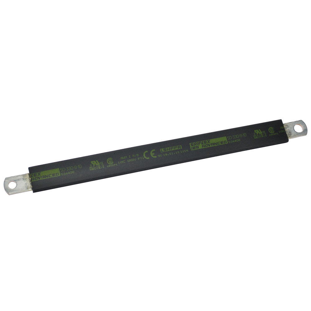 nVent ERIFLEX IBSB Advanced Braided Wire, 50 mm² CSA 8.5 to 10.5 mm² Stud Size, 0.79 x 0.11 x 20.87 in 530 mm, Copper