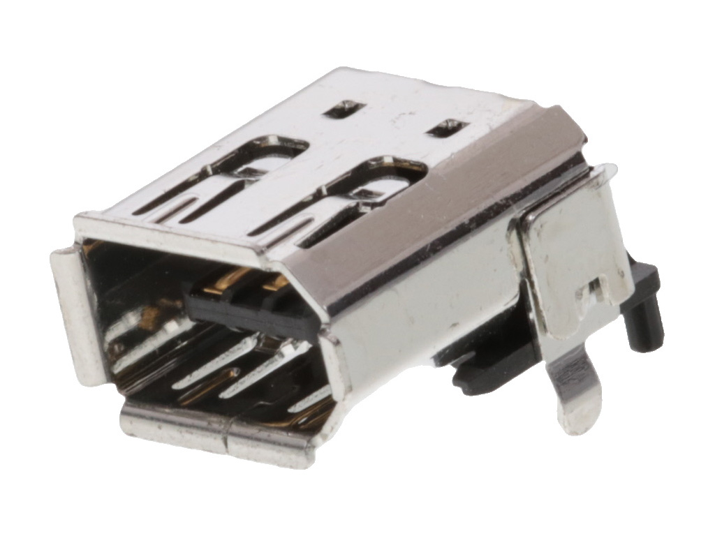 Molex, 53462-0629 6 Way Right Angle Surface Firewire Connector