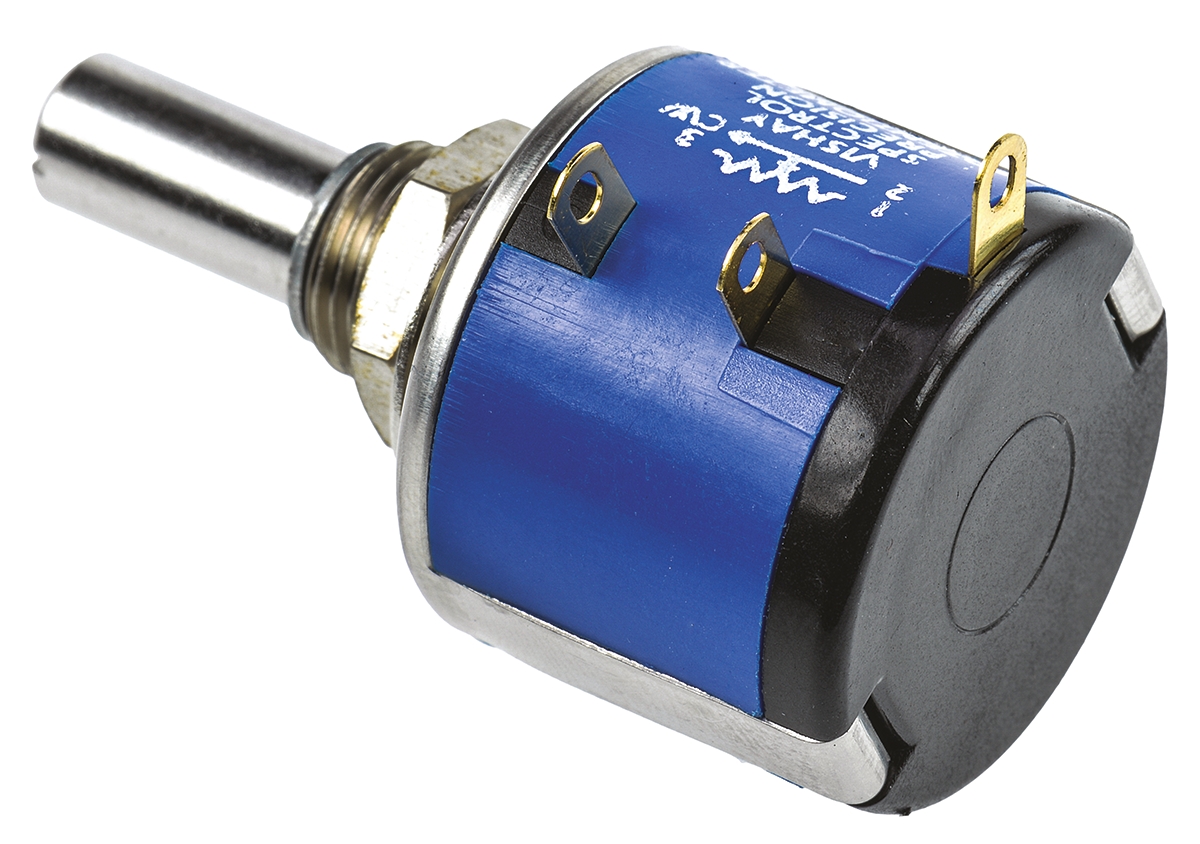 534b1101jc8872 Vishay 534 100 Ω Rotary Potentiometer 10-Turns 1-Gang Panel Mount, 534B1101JC8872