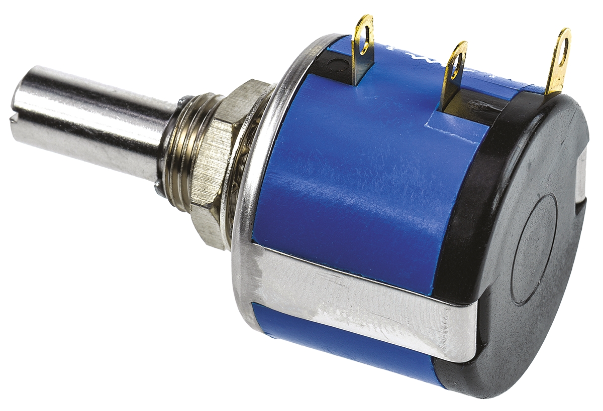 534b1102jc8872 Vishay 534 1 kΩ Rotary Potentiometer 10-Turns 1-Gang Panel Mount, 534B1102JC8872