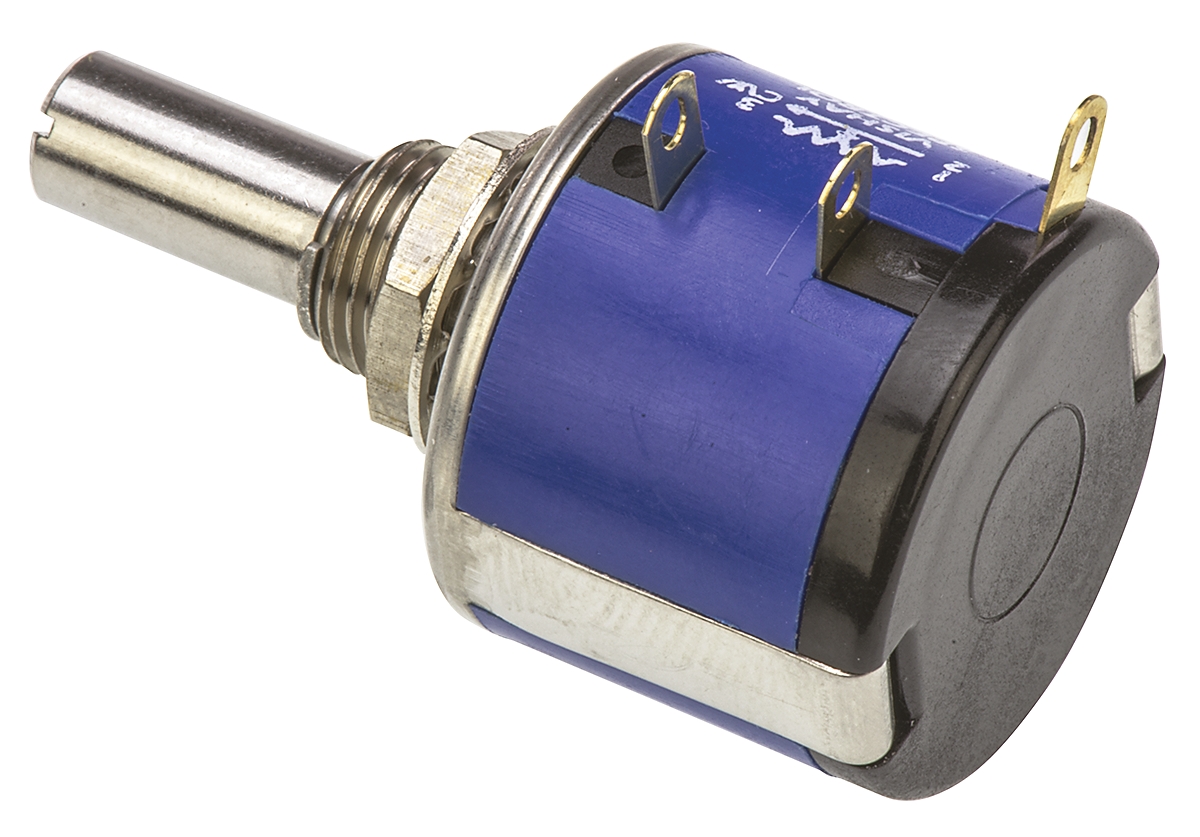 534b1104jc8872 Vishay 534 100 kΩ Rotary Potentiometer 10-Turns 1-Gang Panel Mount, 534B1104JC8872
