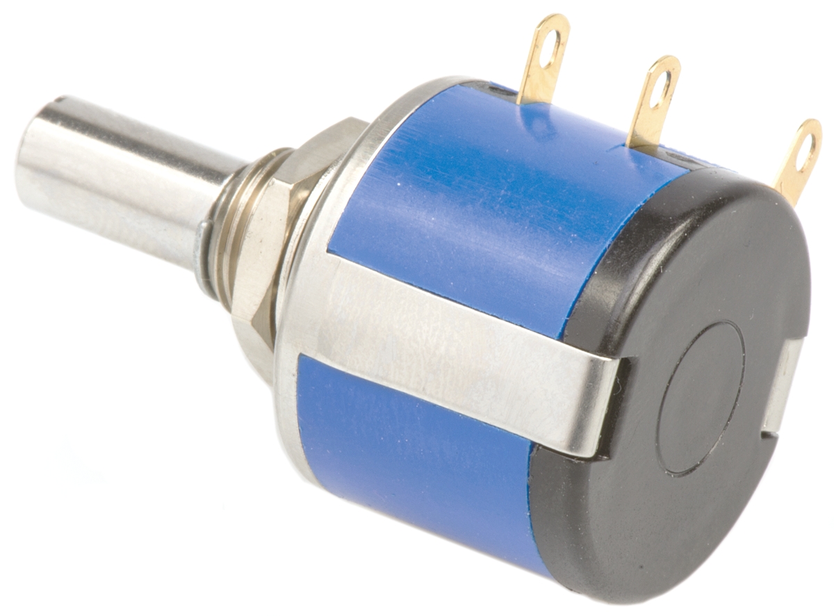 534b1501jl Vishay 534 500 Ω Rotary Potentiometer 10-Turns 1-Gang Panel Mount, 534B1501JL