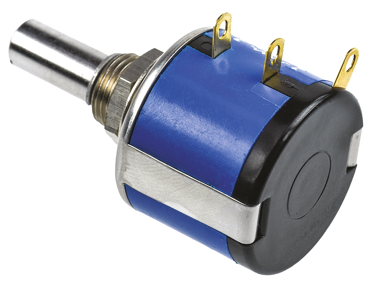 534b1503jc8872 Vishay 534 50 kΩ Rotary Potentiometer 10-Turns 1-Gang Panel Mount, 534B1503JC8872