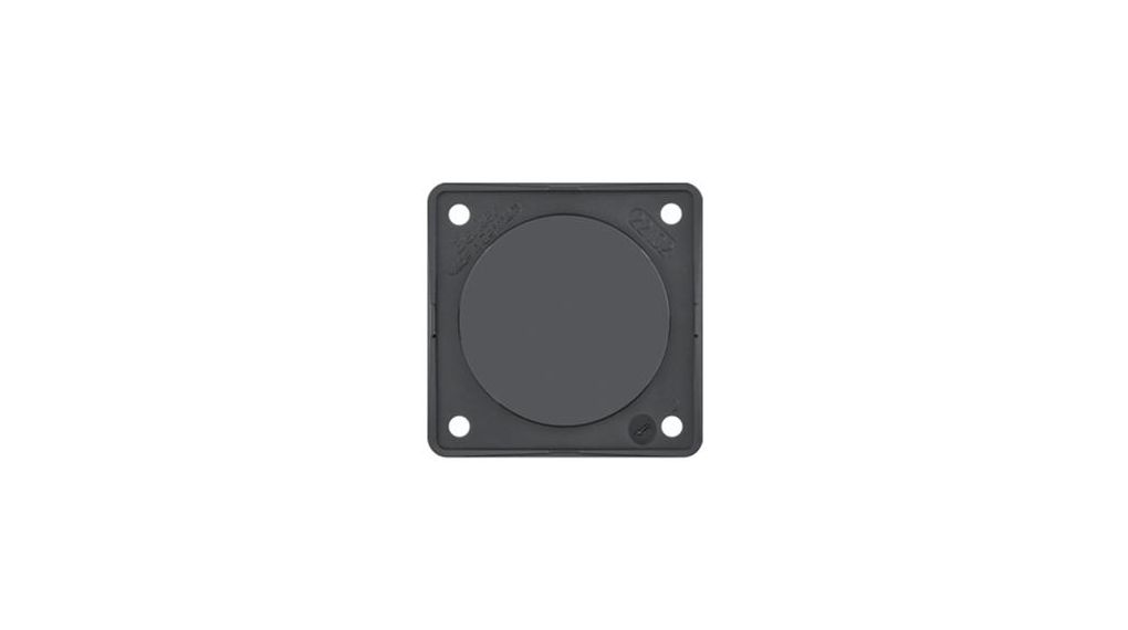 Berker Black 1 Gang Blanking Plate