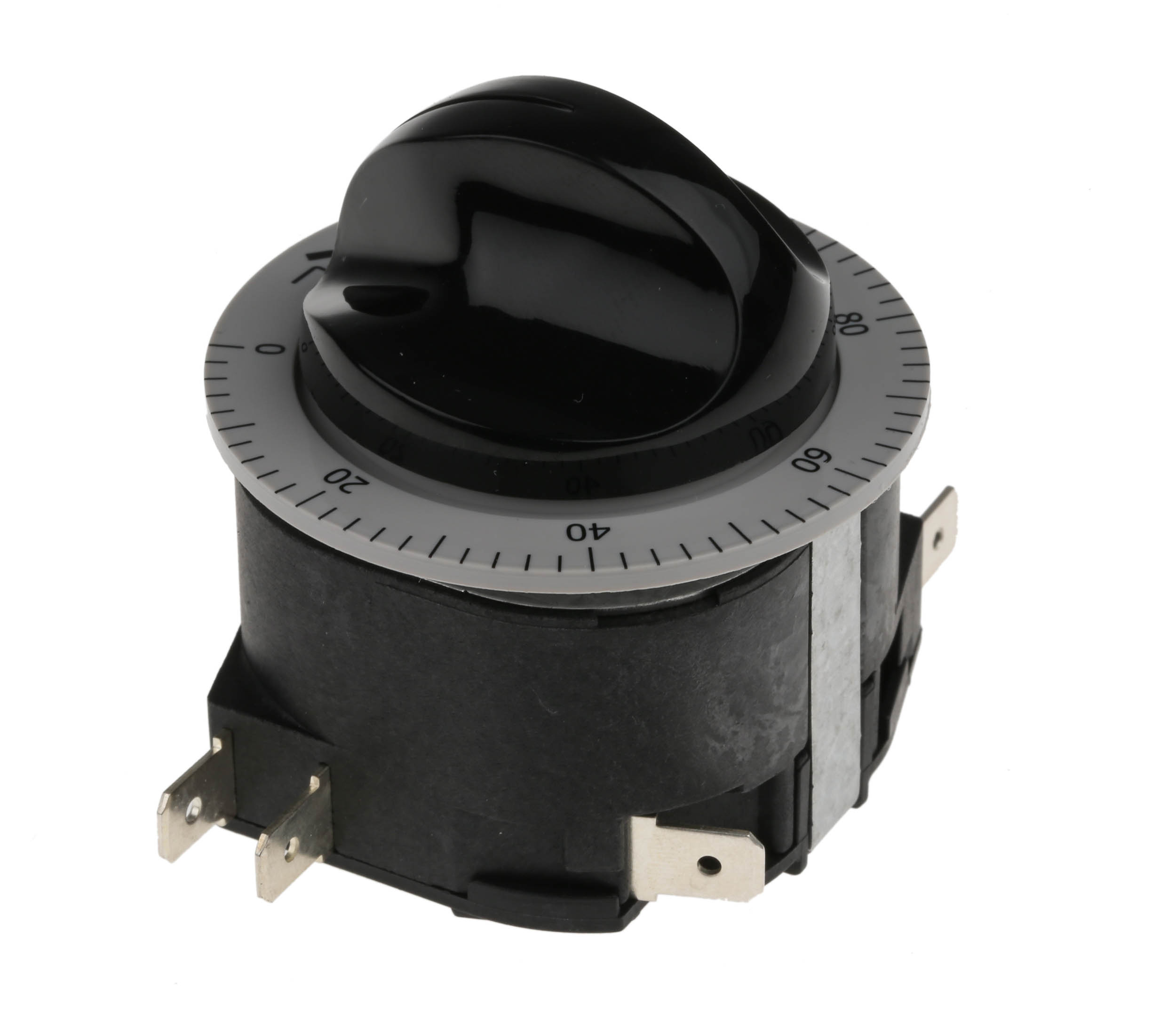 Coupatan Panel Timer Relay, 250 V ac 250V ac, 0 to 120 min, DPDT Switch Configuration