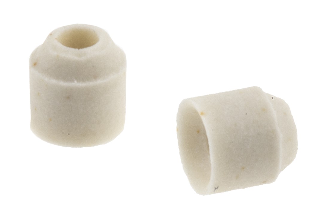 RS PRO White Ceramic Bead 1.5 mm Bore Size 1200 °C
