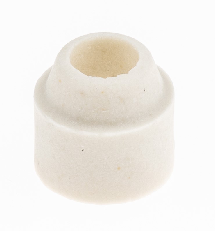 RS PRO White Ceramic Bead 4.5 mm Bore Size 1200 °C