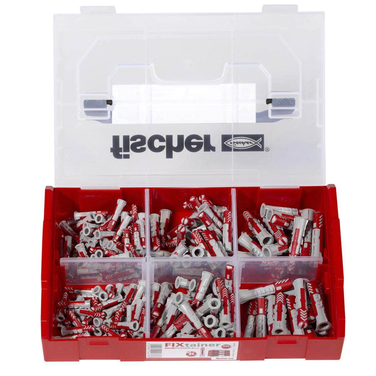 536161 Fischer Fixings Masonry Fixing Kit, 210 piece Wall Plug kit