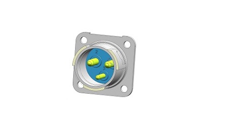 Jaeger Circular Connector, 3 Contacts, Panel Mount, Plug, Male, IP50, IP54, Rapid Series
