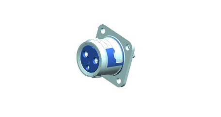 Jaeger Circular Connector, 3 Contacts, Panel Mount, Socket, Female, IP50, IP54, Rapid Series