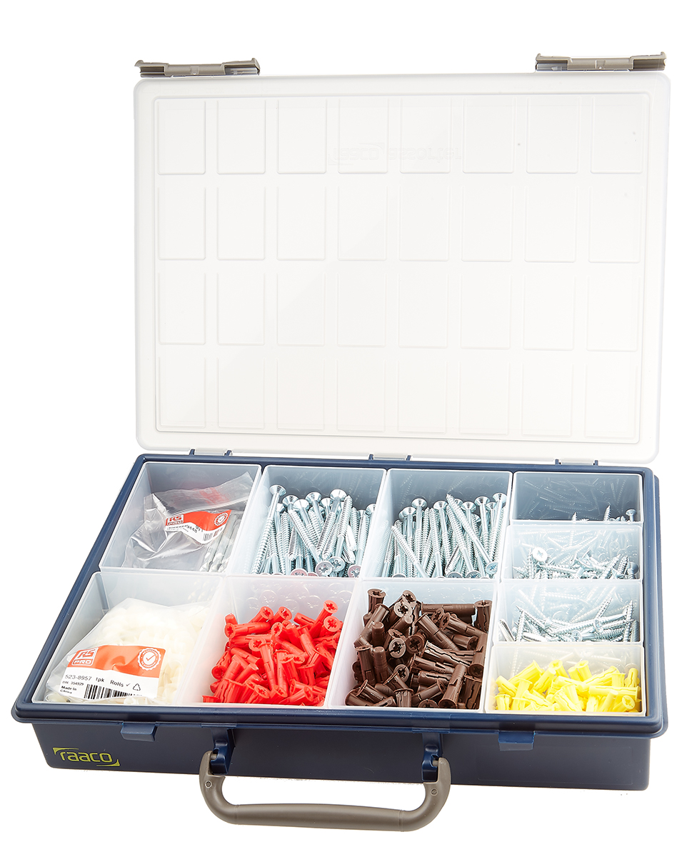 RS PRO Masonry Fixing Kit, 606 piece Masonry Fixing kit, kit contents: Masonry