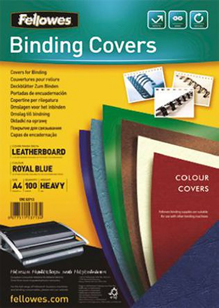 Fellowes Blue Blue A4 Binding Cover