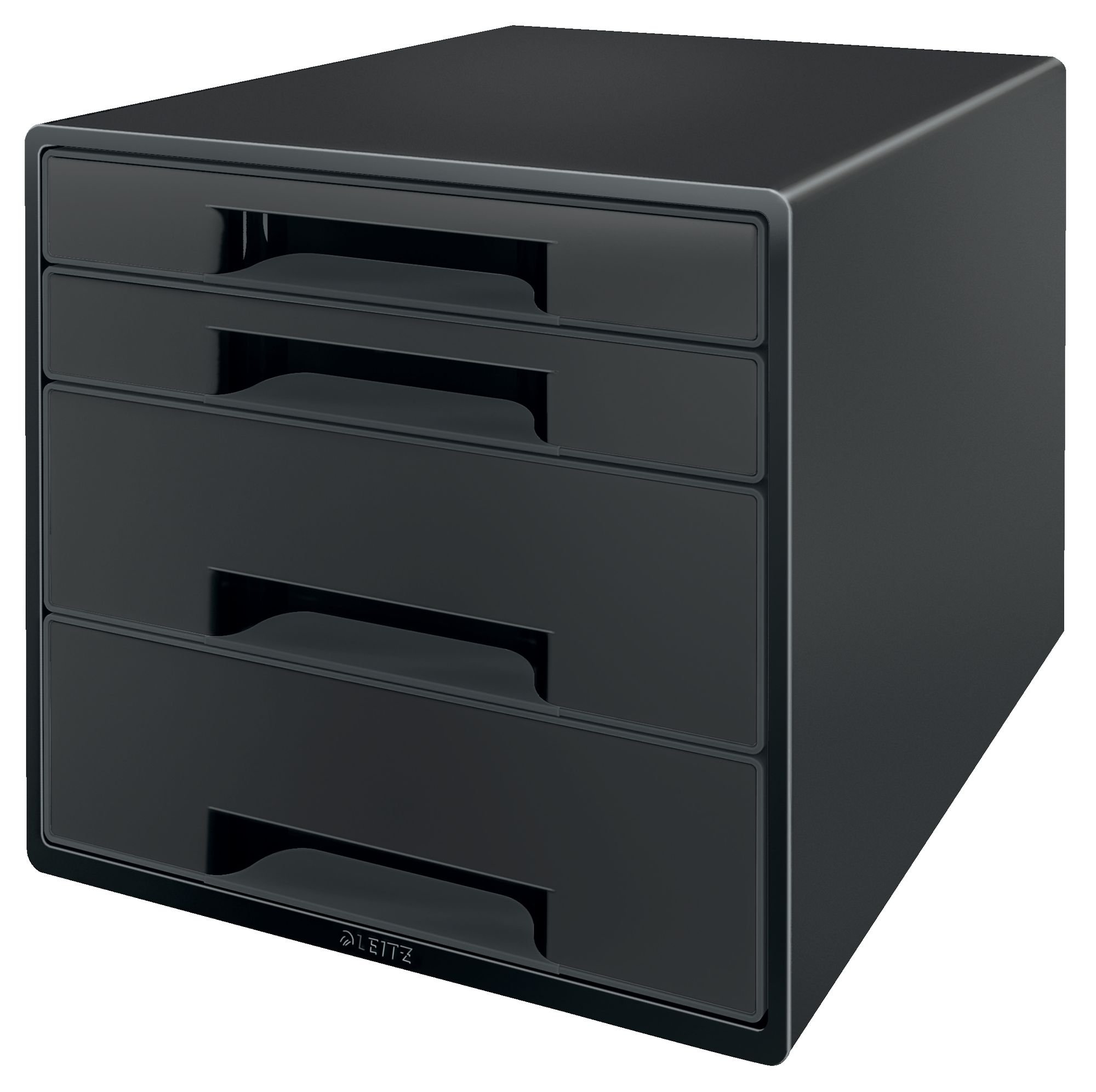 Leitz, 4 Drawer Polystyrene Floor Standing Drawer Storage Unit Cabinet 270 mm 287mm, 363 mm