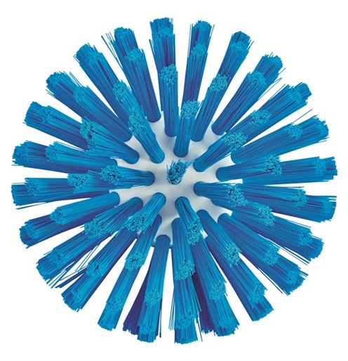 53801753 Vikan Hard Bristle Blue Scrub Brush Blue, 60 mm bristle length