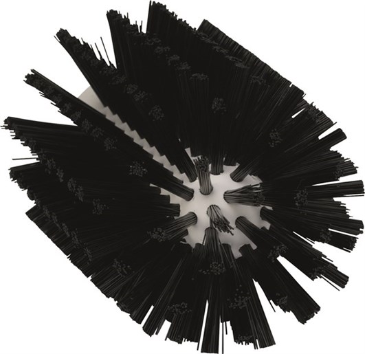 Vikan Medium Bristle Black Scrub Brush Black, 30 mm bristle length