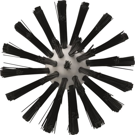 5380909 Vikan Medium Bristle Black Scrub Brush Black, 30 mm bristle length