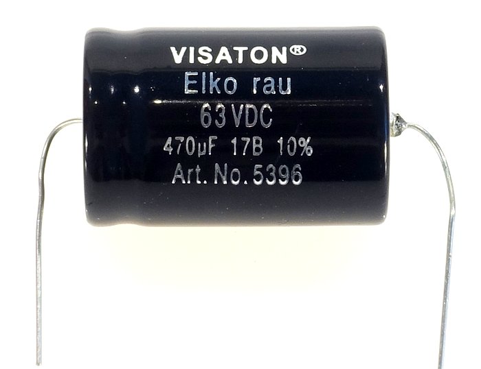 Visaton 47 μF Aluminium Electrolytic Capacitor - 5382