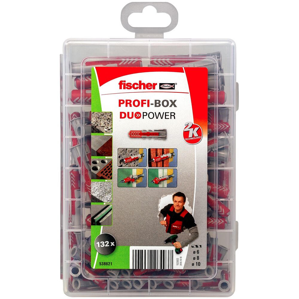 Fischer Fixings Cavity Fixing Kit, 132 piece Wall Plug kit