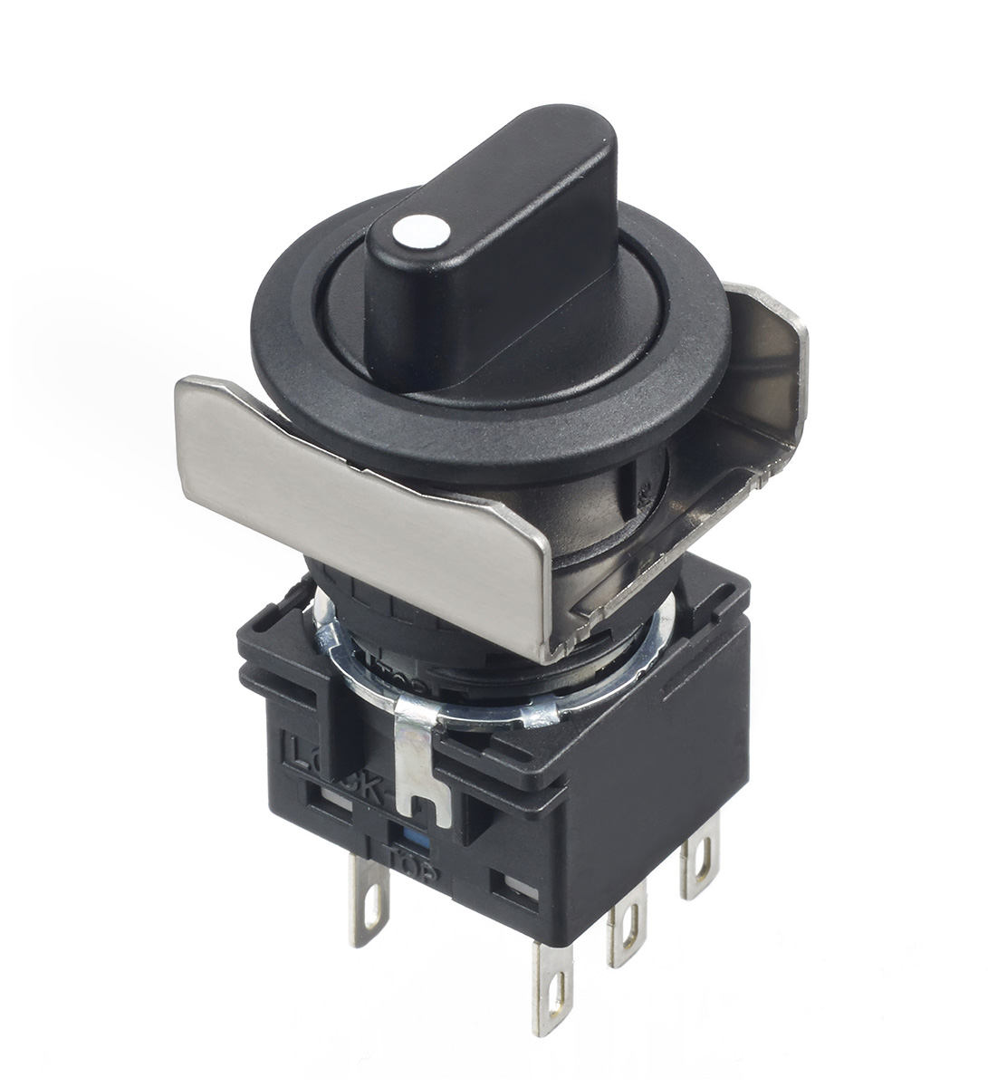 Idec Black Round Push Button Switch