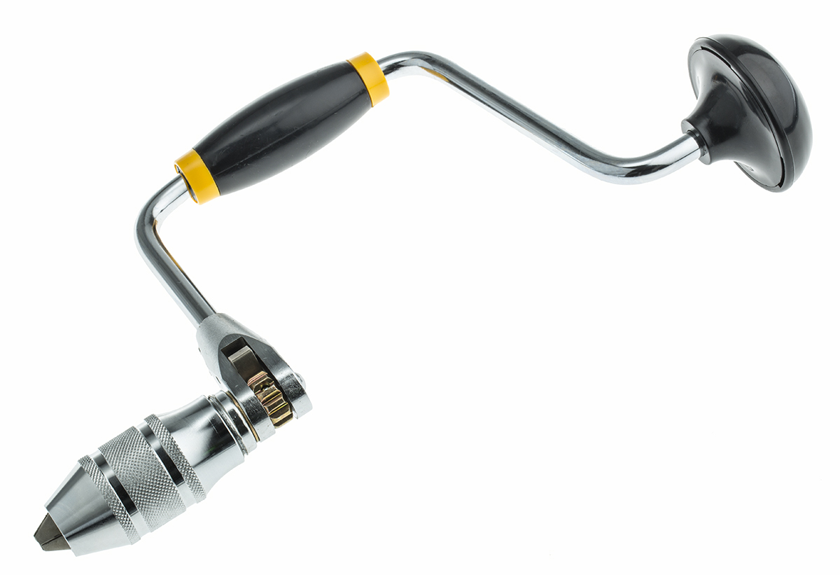 RS PRO 10 mm 4 Jaw Ratchet Chrome Steel Hand Drill