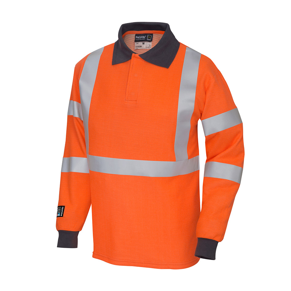 ProGARM 5390 Orange Men's Polo Shirt 5XL