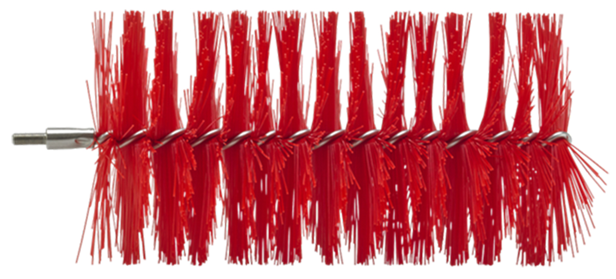 53914 Vikan Red Bottle Brush, 100 mm x, 200mm x 90 mm