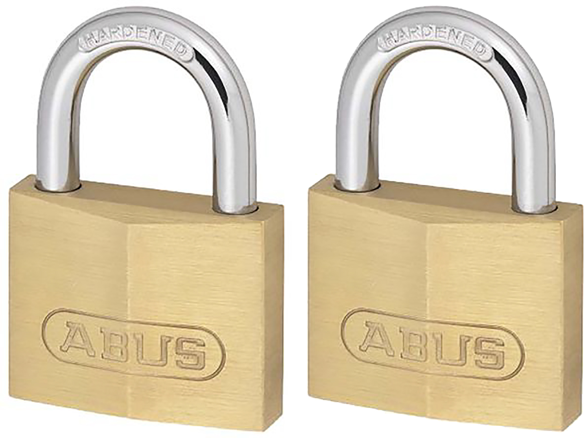ABUS Key Brass Padlock Weatherproof, 6 mm Shackle, 39mm Body